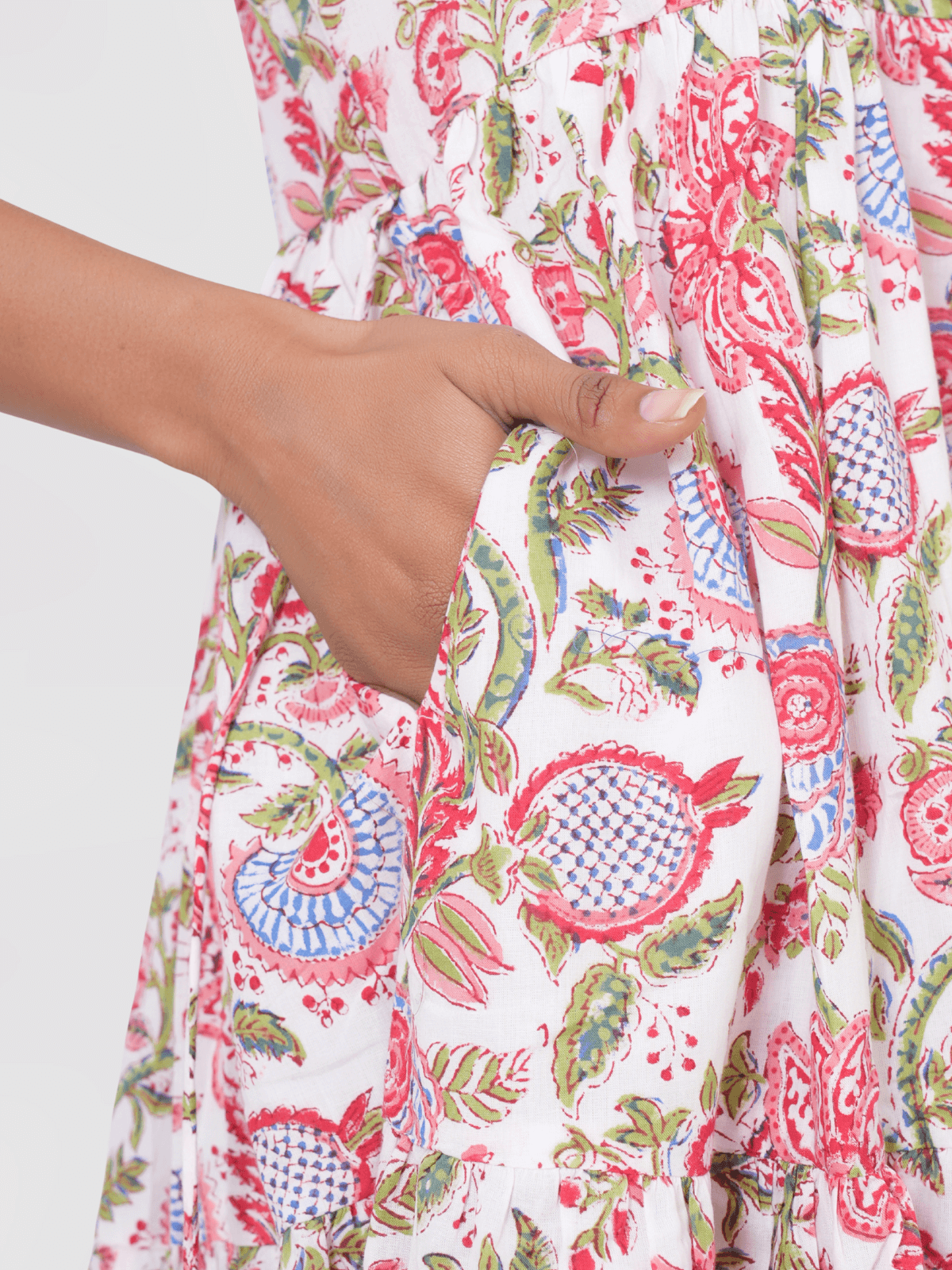 White-floral-block-print-maxi-anokhi-dress-3