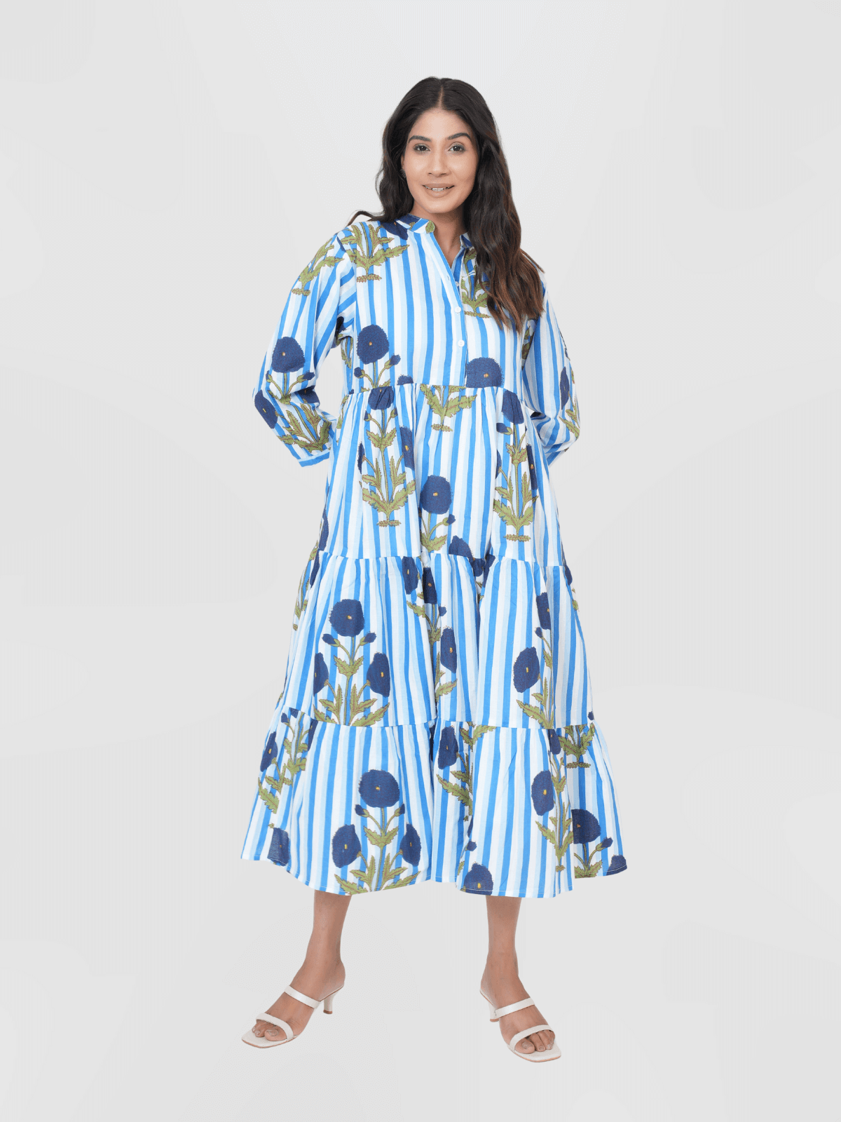 blue-white-stripe-print-maxi-anokhi-dress-1