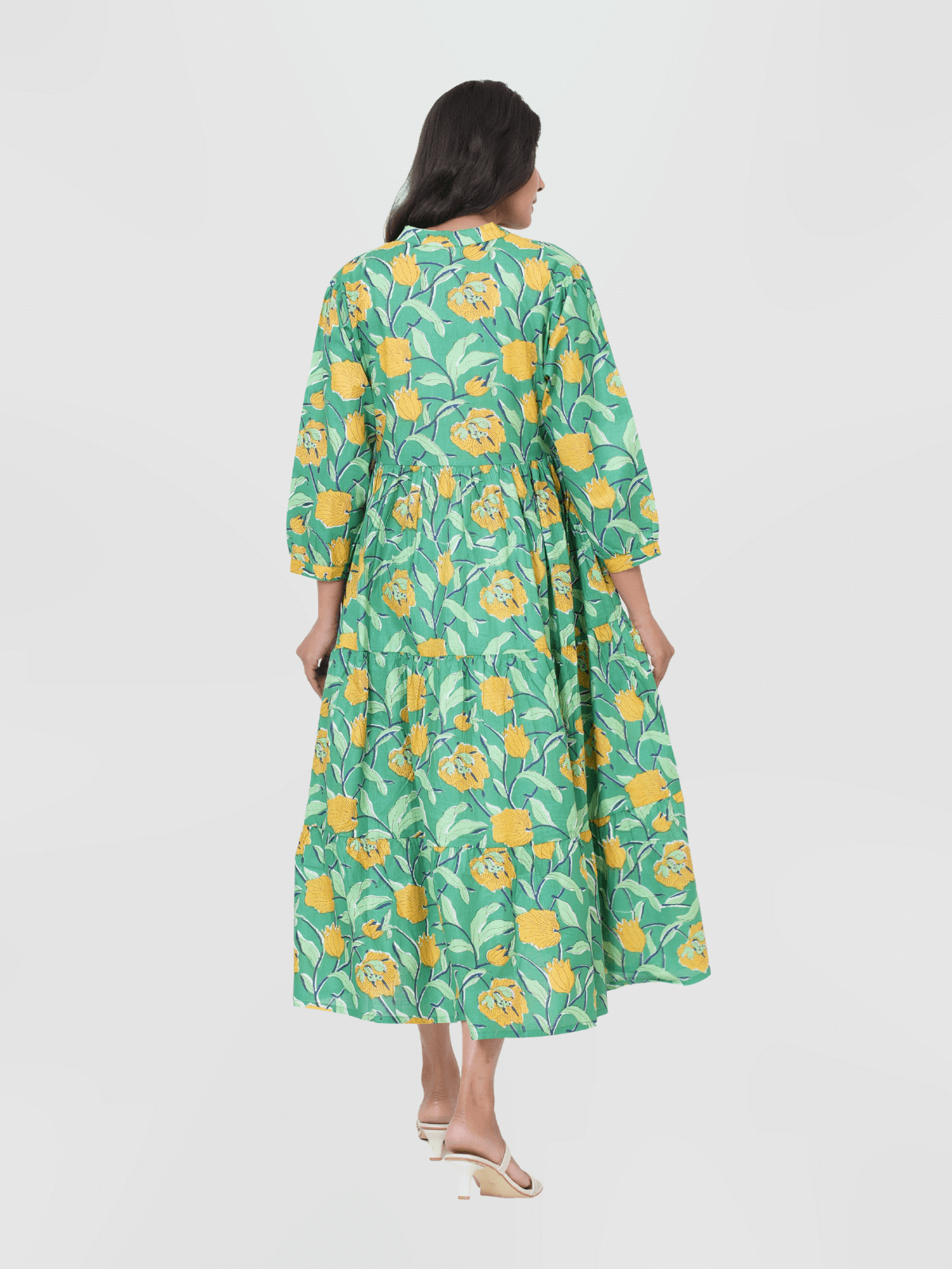 green-floral-block-print-maxi-anokhi-dress-2