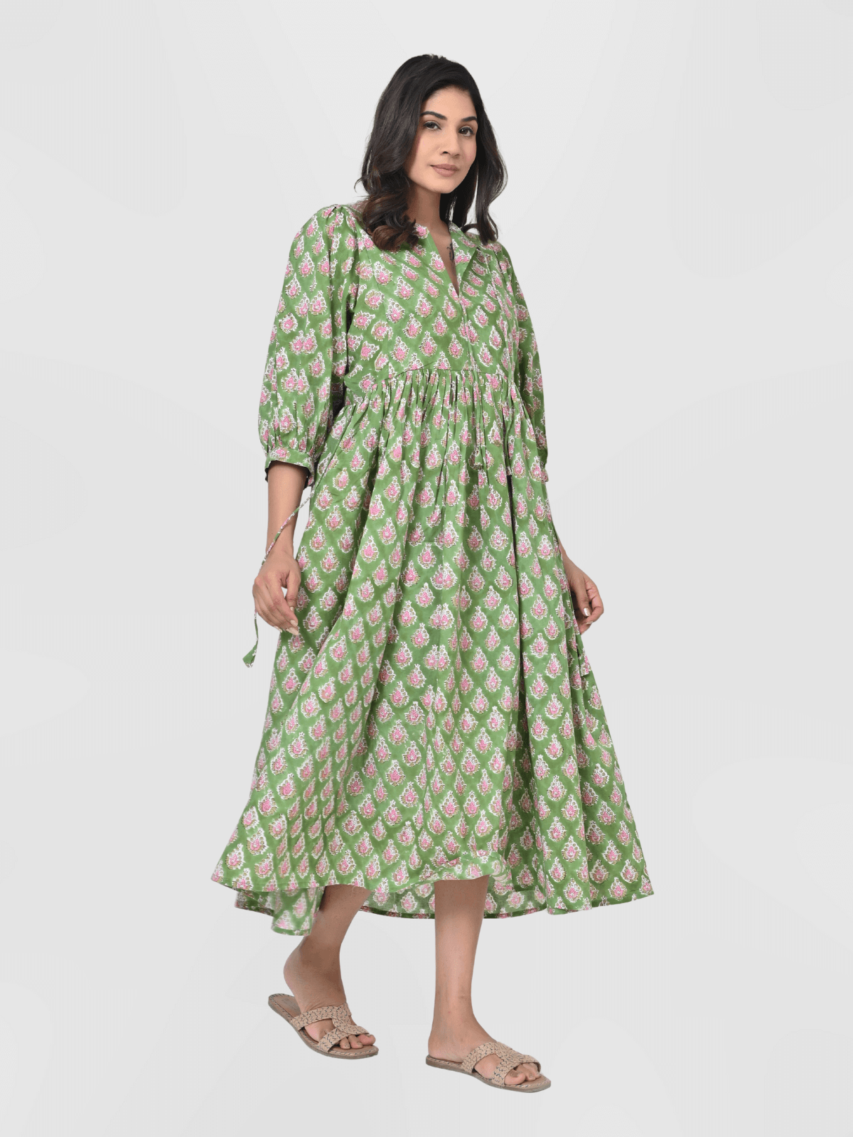 green-print-cotton-maxi-doi-dress-1