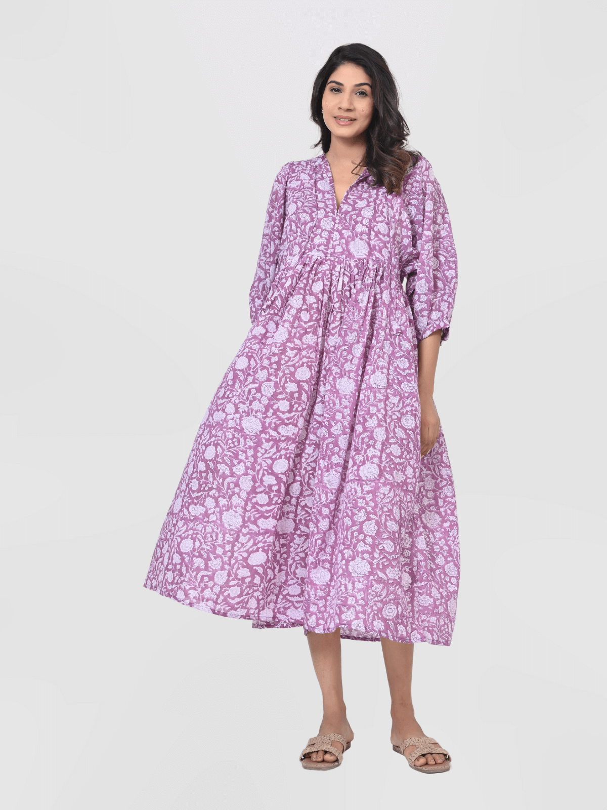 lavender-printed-flared-cotton-maxi-doi-dress-1