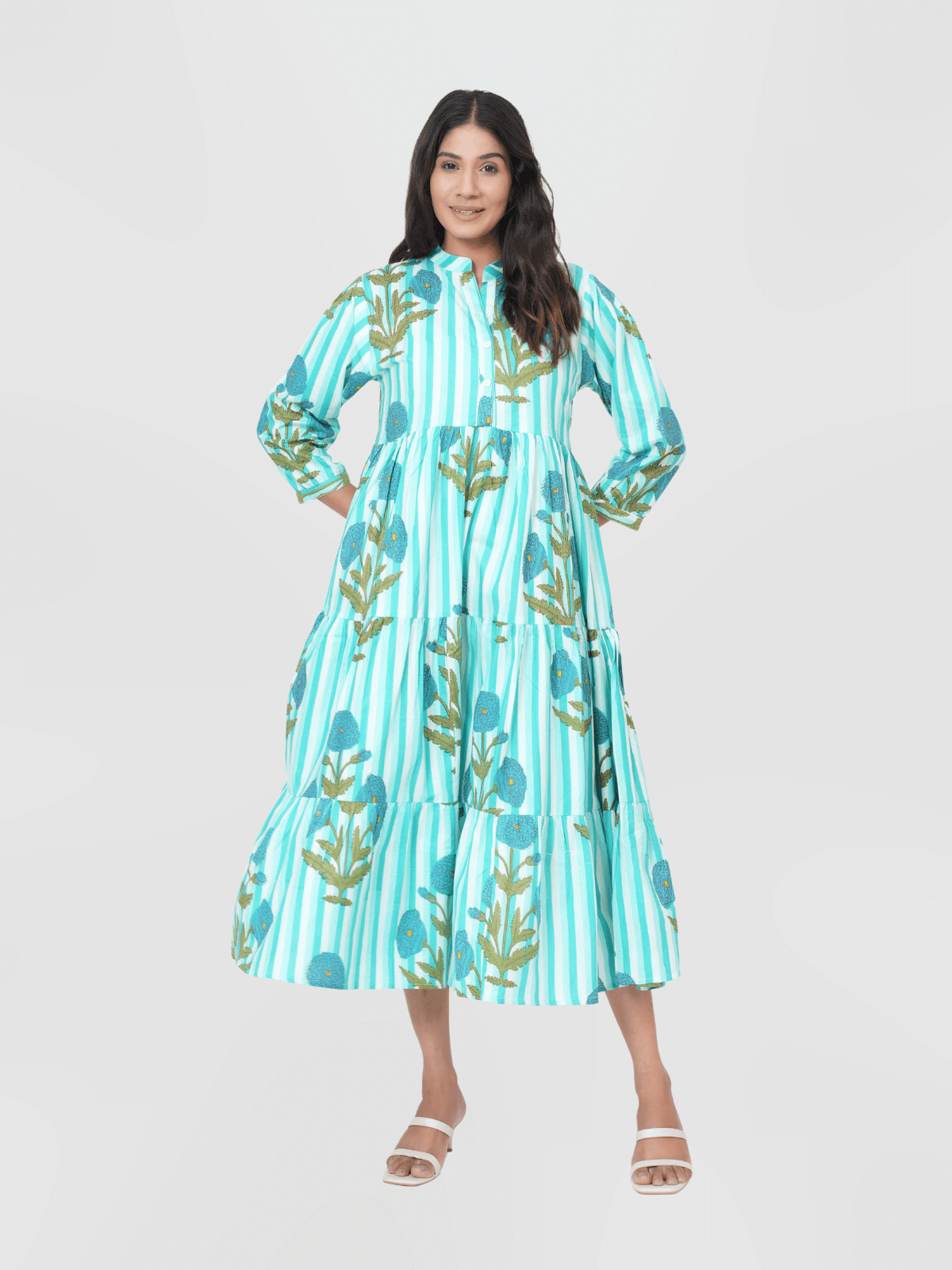 turquoise-blue-print-maxi-anokhi-dress-1