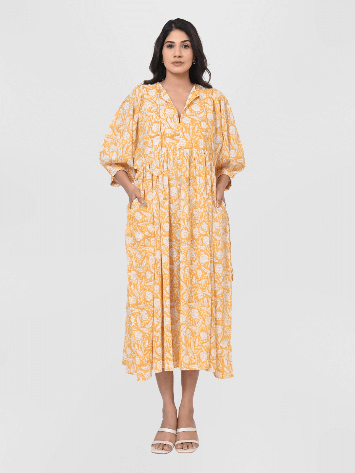 yellow-floral-print-cotton-maxi-doi-dress-1