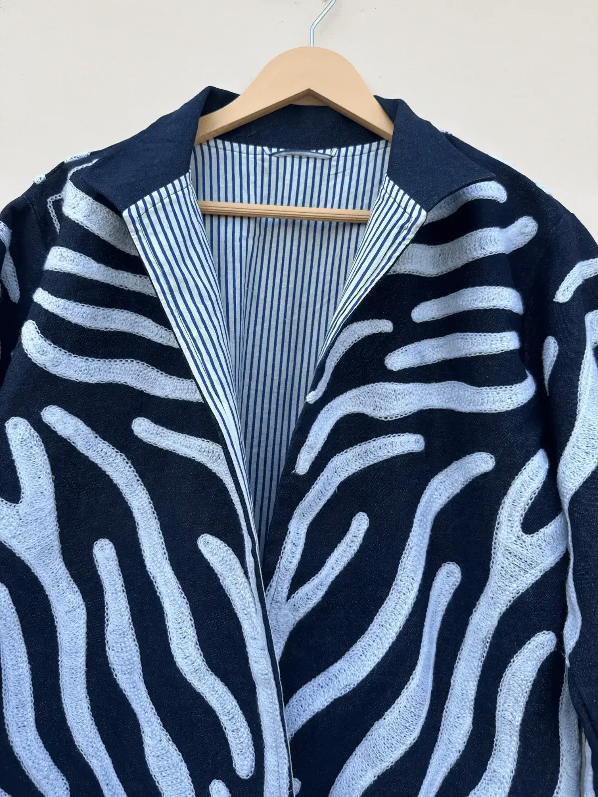 Indigo-Wave-Embroidered-Denim-Jacket-with-Striped-Lining-1