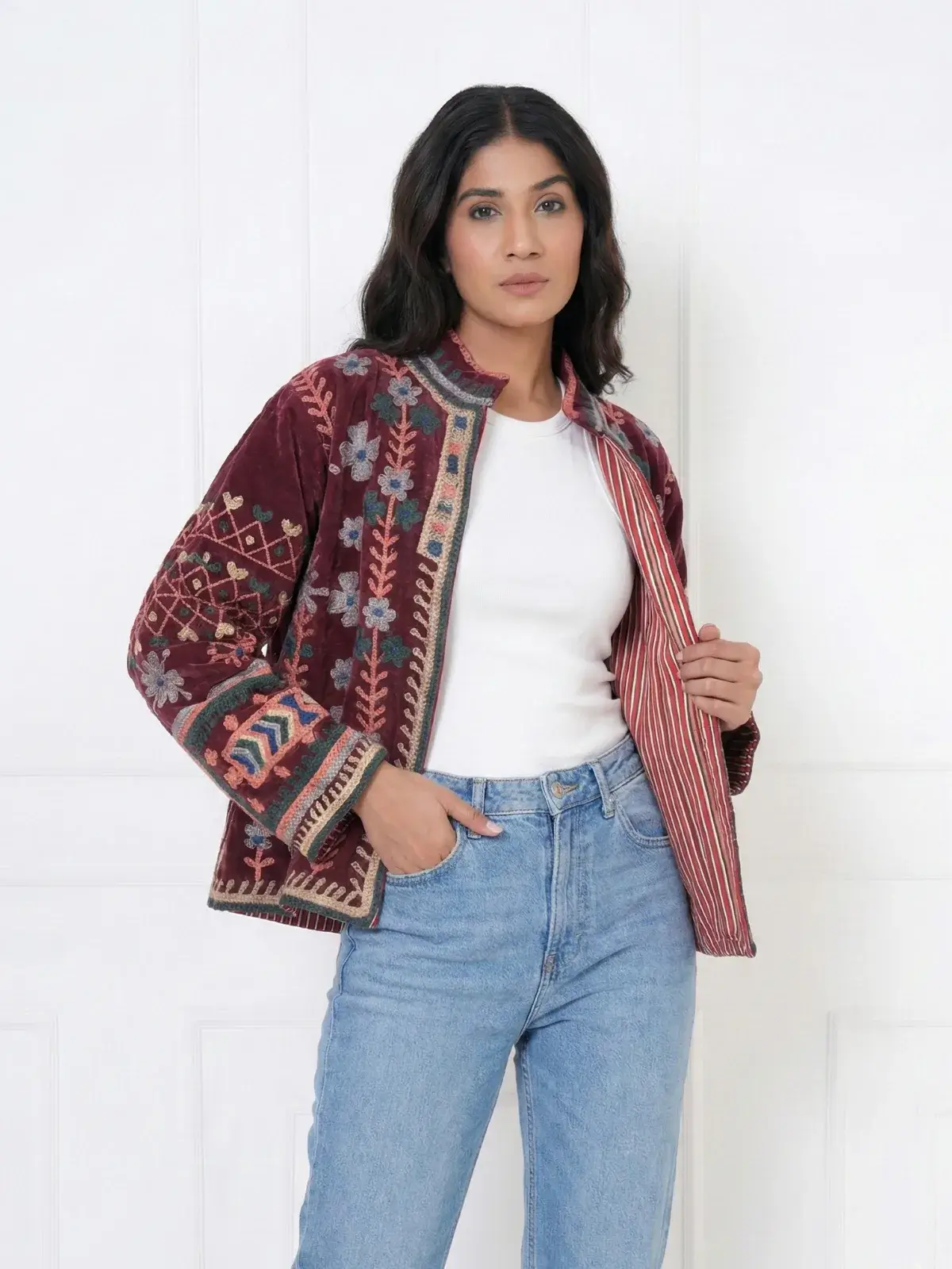 Maroon-Embroidered-Velvet-Jacket-with-Handcrafted-Details-1