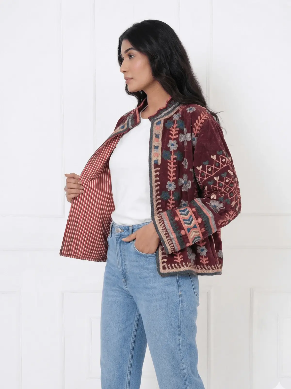 Maroon-Embroidered-Velvet-Jacket-with-Handcrafted-Details